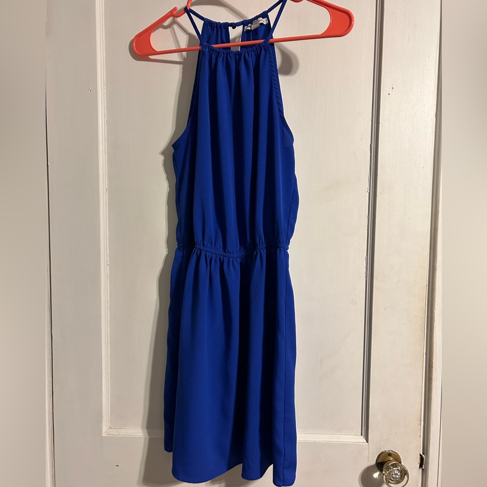 Royal blue summer dress